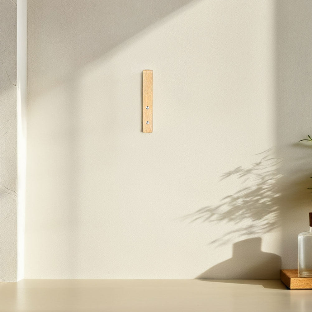 Rustic Wooden Wall Hook Single - Home Bathroom Organizer recension och pris