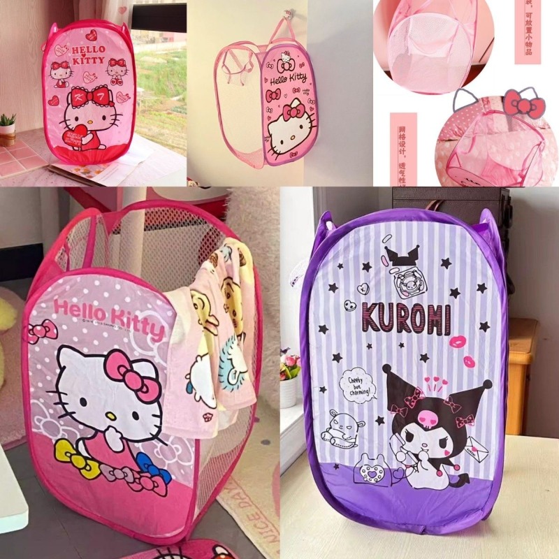 Kawaii Cartoon Foldable Laundr - Home Edit Bathroom Storage recension och pris