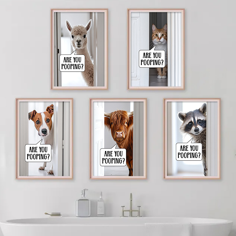 Cute Moving ‘Are You Pooping?’ - Home Bathroom Trends recension och pris