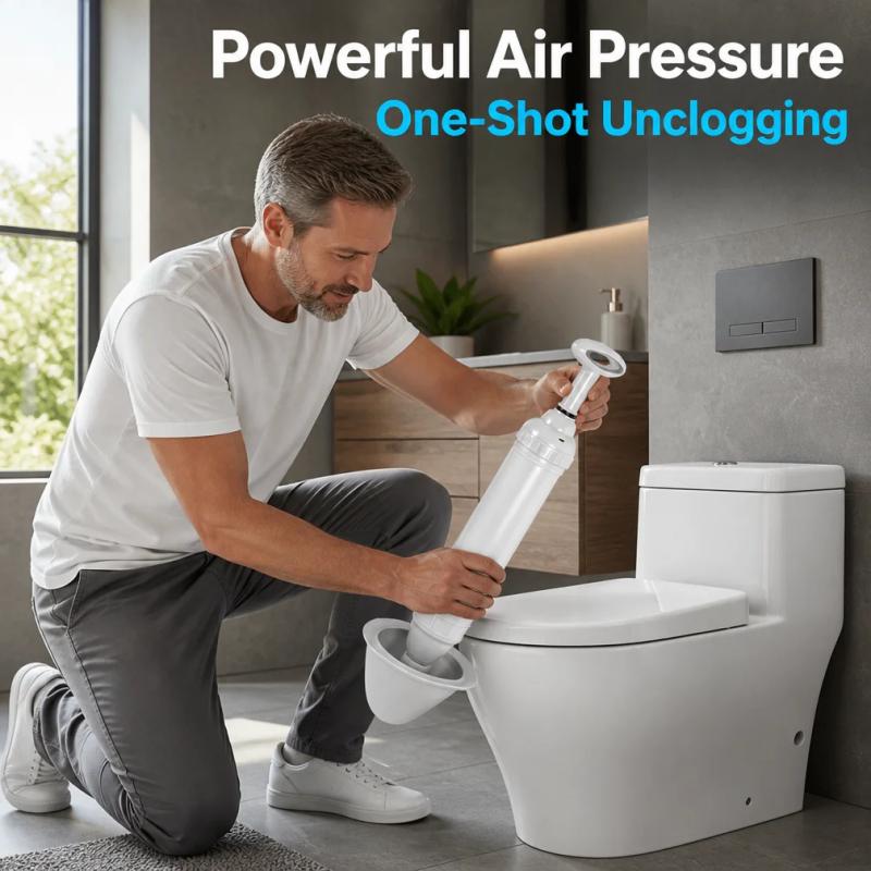 1PC Manual Vacuum Toilet Plung - Plunger Toilet recension och pris