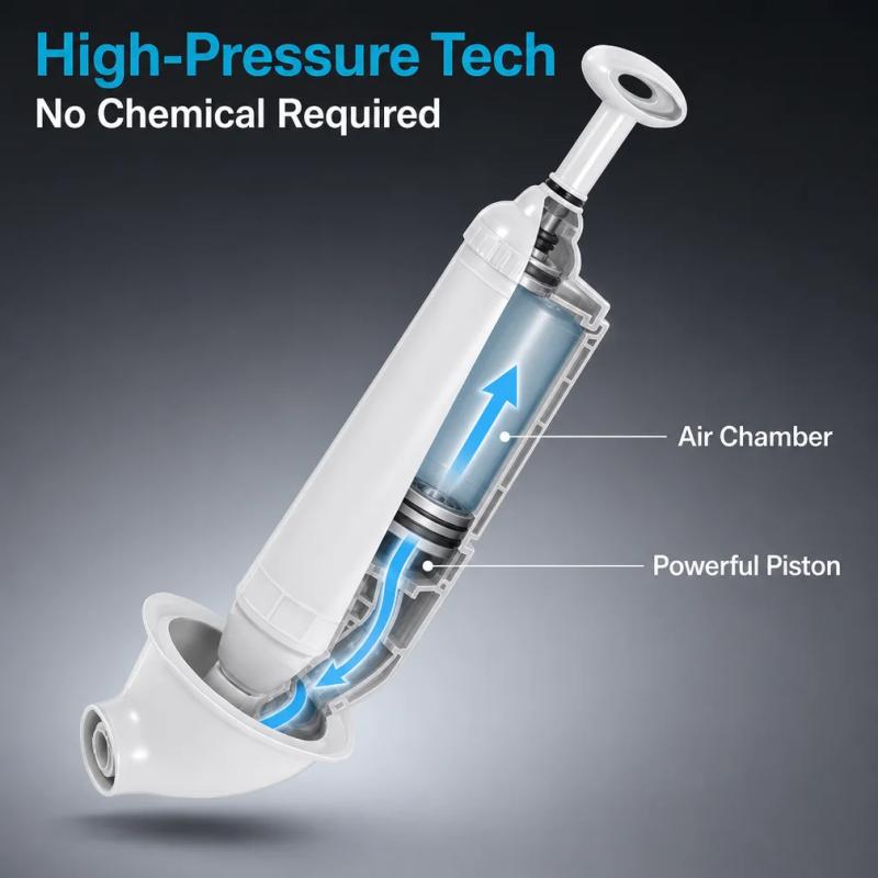 1PC Manual Vacuum Toilet Plung - Plunger Toilet recension och pris