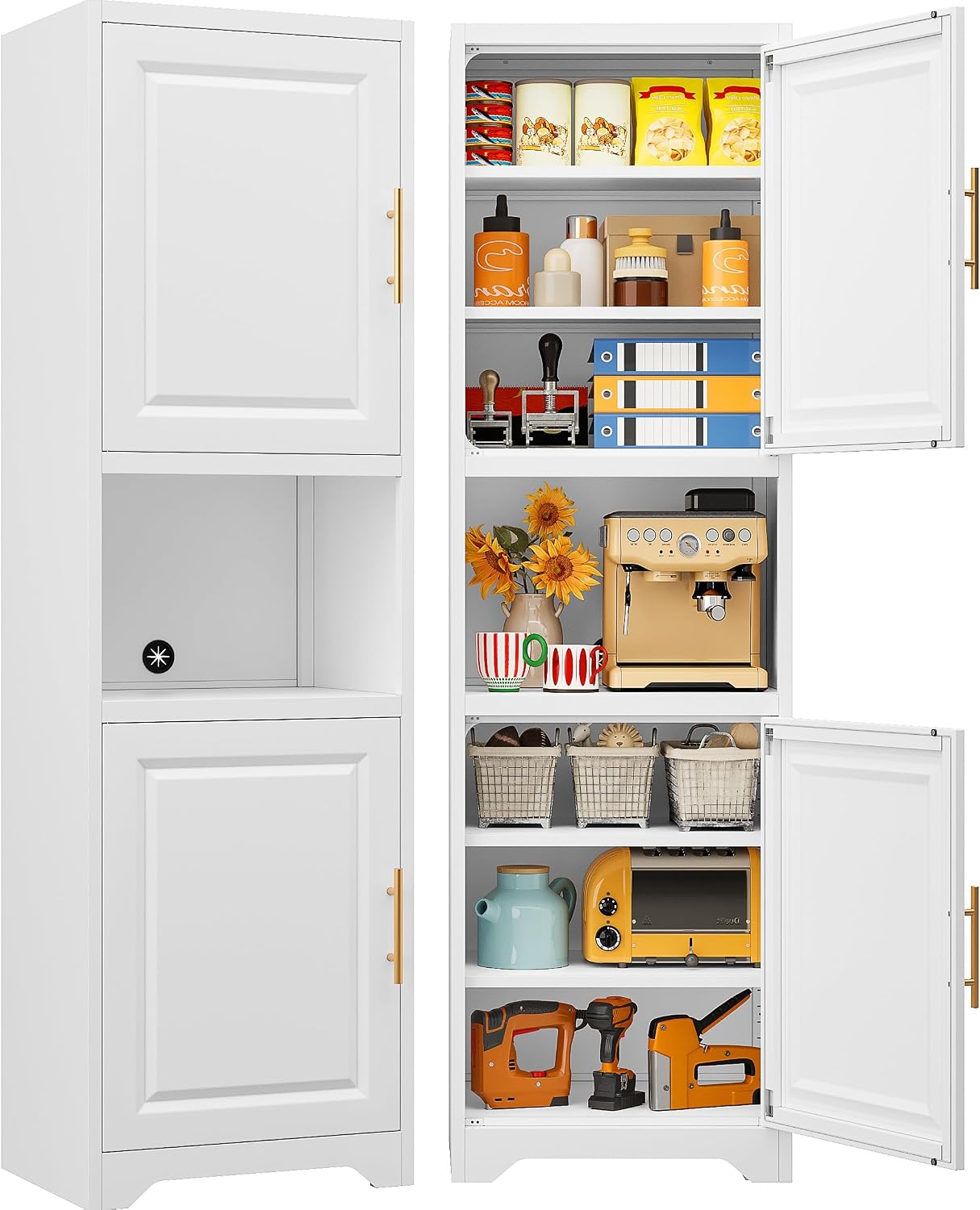 67 Inch Tall Narrow Storage Ca - Home Bathroom Organizer recension och pris