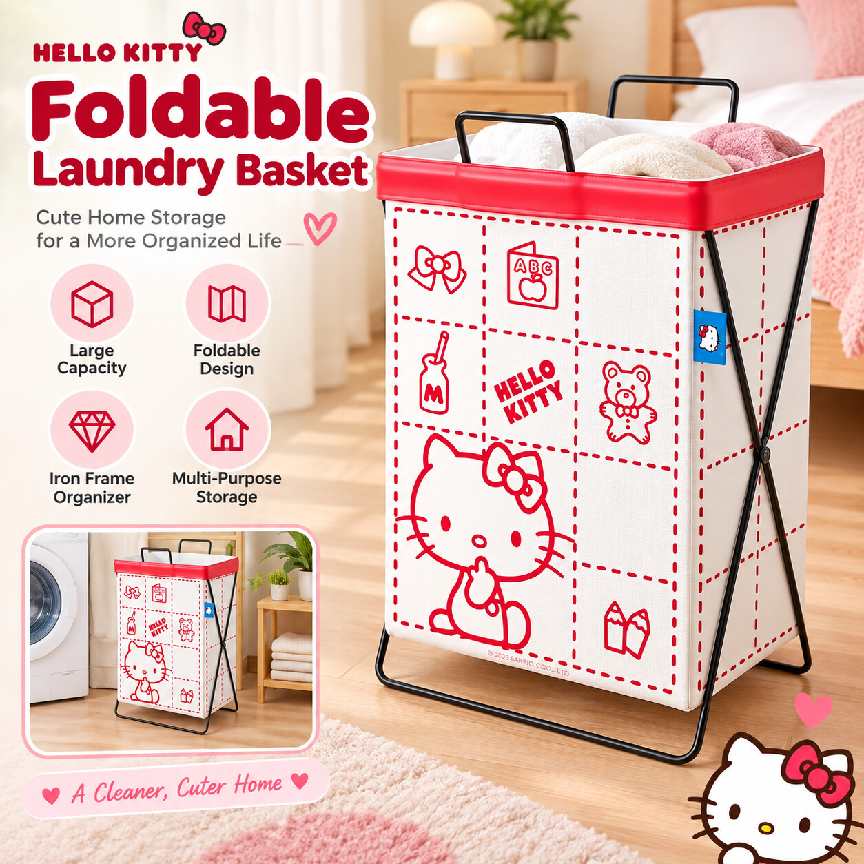 Cinnamoroll Kuromi Sanrio Stee - Home Edit Bathroom Storage recension och pris