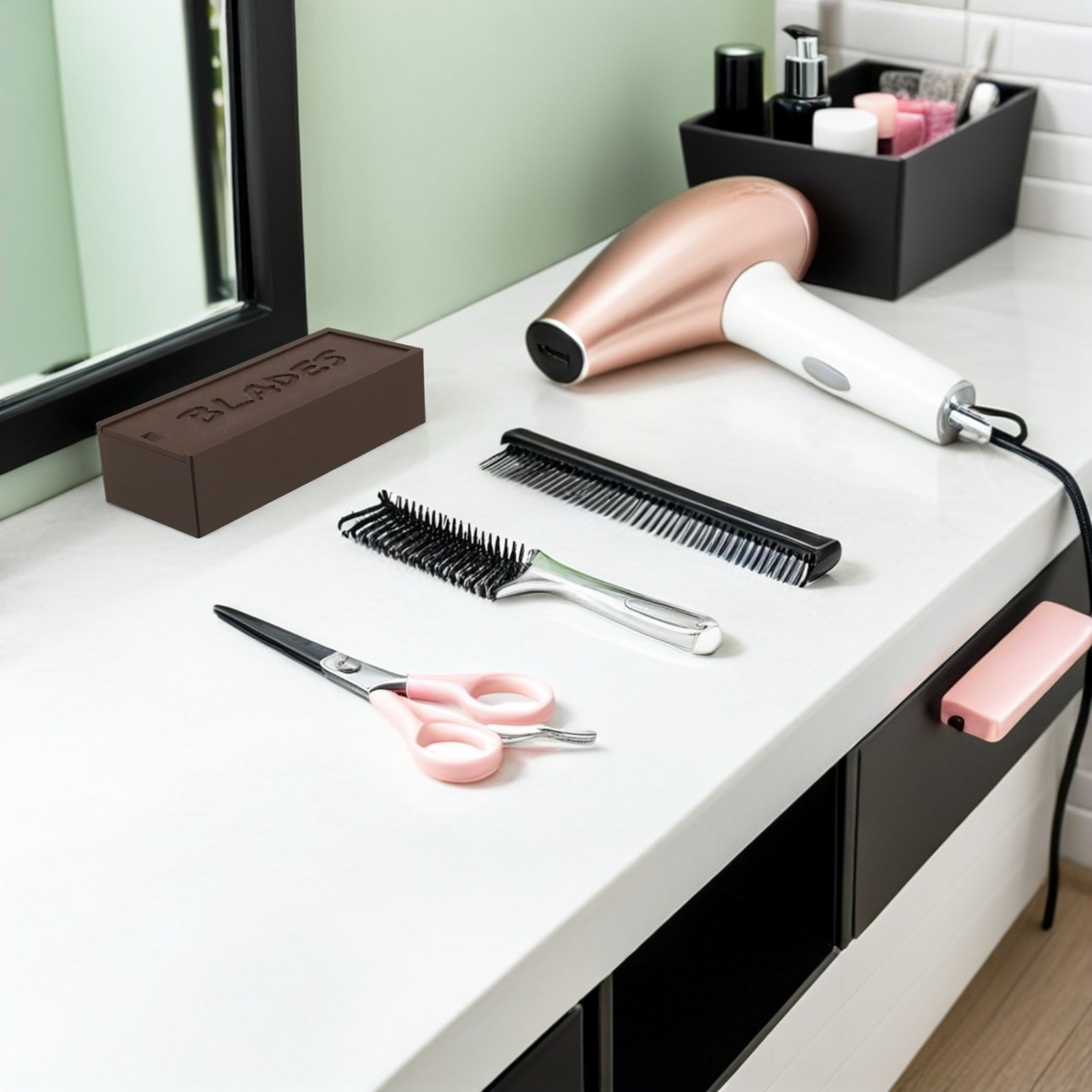 Clipper Blade Storage Case Dou - Home Bathroom Organizer recension och pris