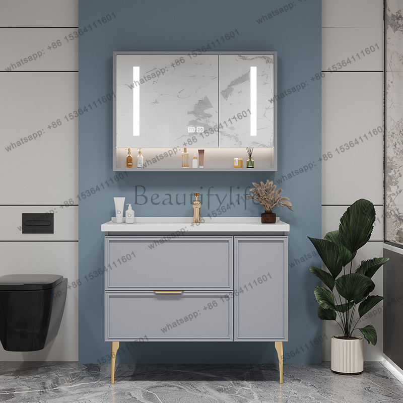 Mirror Modern Bathroom Cabinet - Home Bathroom Vanity Combo recension och pris