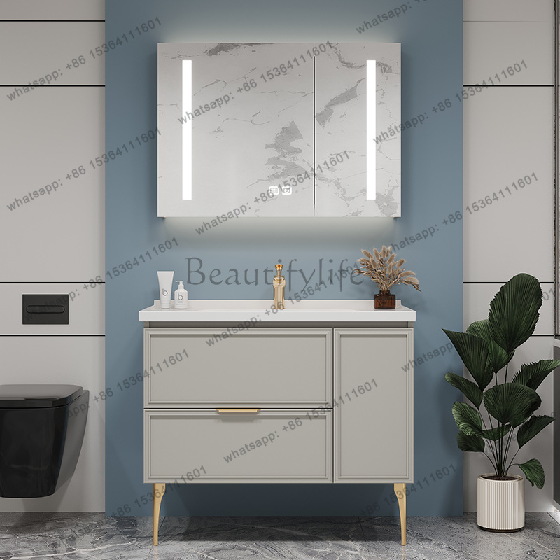 Mirror Modern Bathroom Cabinet - Home Bathroom Vanity Combo recension och pris